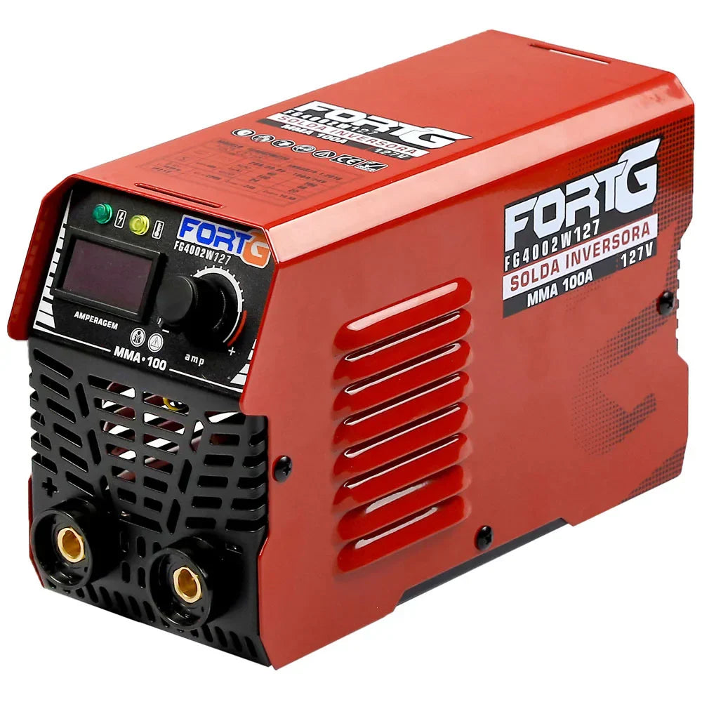 Máquina de Solda Inversora MMA 100A 127V com Display Digital FORTGPRO-FG4002W