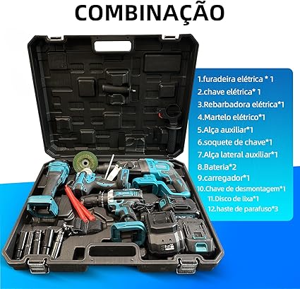 Kit de Ferramentas 4 em 1 Multifuncional Portátil