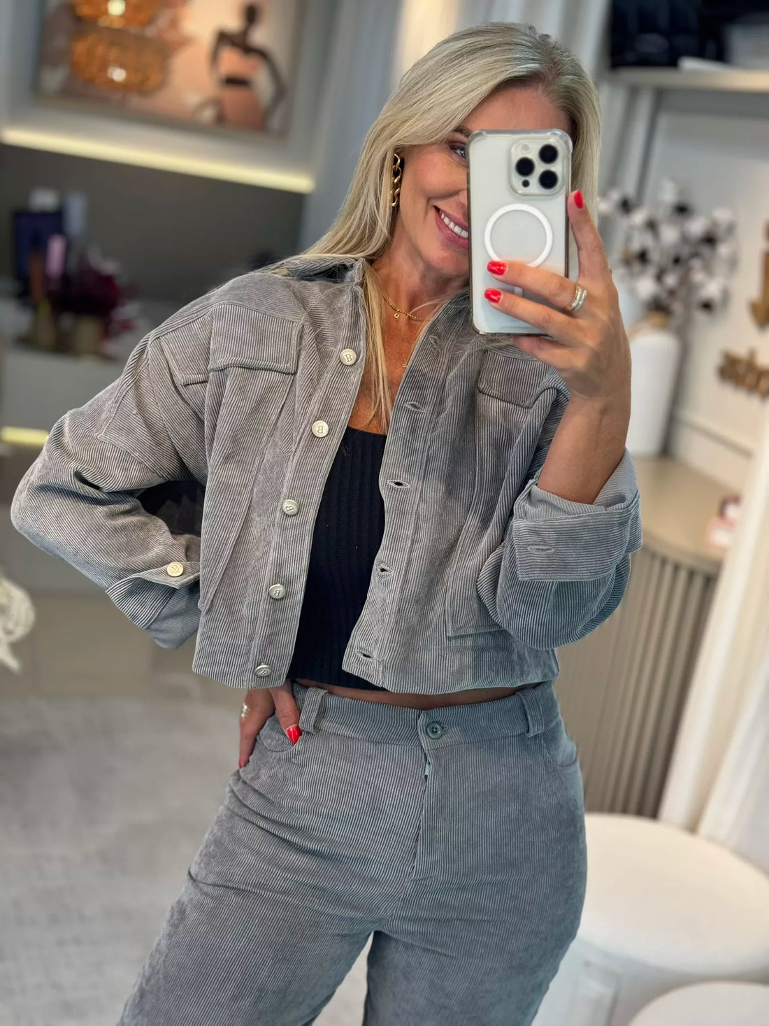 Conjunto de Veludo Cotelê (Compre 1 e Leve 2)