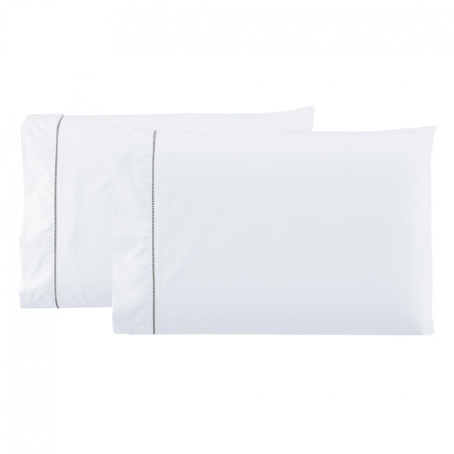 Jogo de Lençol 4 Peças Percal 400 Fios Ponto Palito Branco