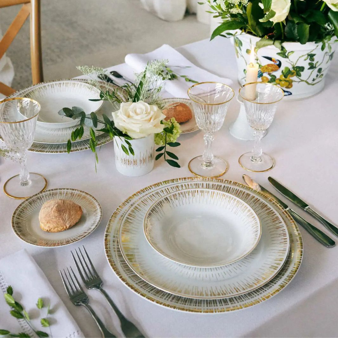 Jogo Aparelho de Jantar Sol  - SERVE ATÉ 6 PESSOAS [+ BRINDE - KIT 6 TAÇAS]