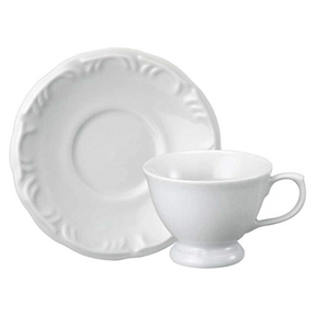 Jogo Aparelho Jantar  Relevo Chá Café - SERVE ATÉ 6 PESSOAS [+ BRINDE - KIT 6 TAÇAS]