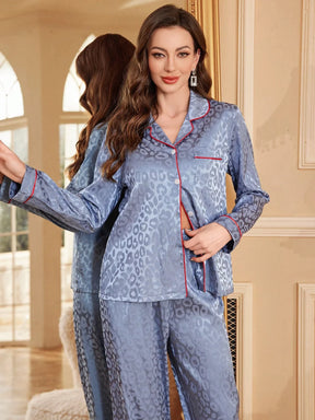 [Leve 2 Pague 1] Pijama Feminino Jacquard (Maciez que aquece) + BRINDE: 1 Pantufa Nuvem Antiaderente