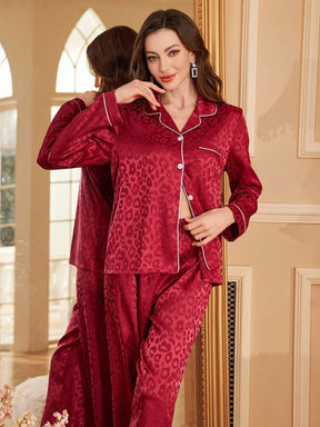 [Leve 2 Pague 1] Pijama Feminino Jacquard (Maciez que aquece) + BRINDE: 1 Pantufa Nuvem Antiaderente