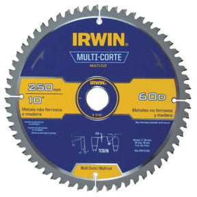 Disco de Serra Circular Multicorte 60 Dentes 10 Pol. IRWIN-15198