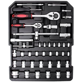 Kit Ferramentas Manuais com Maleta de Alumínio 186 Peças LITH-LT2010