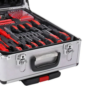 Kit Ferramentas Manuais com Maleta de Alumínio 186 Peças LITH-LT2010