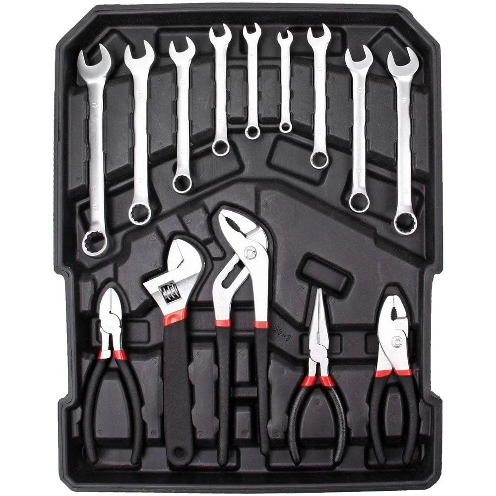 Kit Ferramentas Manuais com Maleta de Alumínio 186 Peças LITH-LT2010