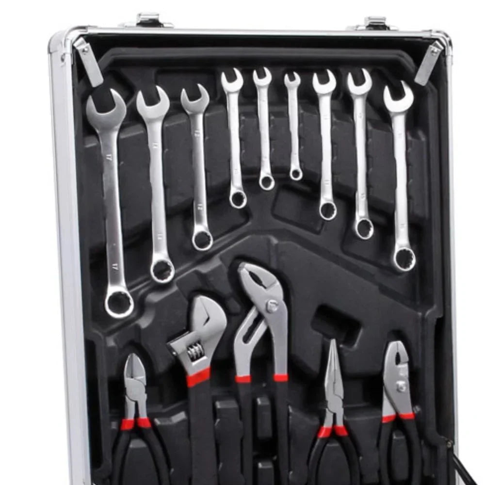 Kit Ferramentas Manuais com Maleta de Alumínio 186 Peças LITH-LT2010