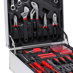 Kit Ferramentas Manuais com Maleta de Alumínio 186 Peças LITH-LT2010