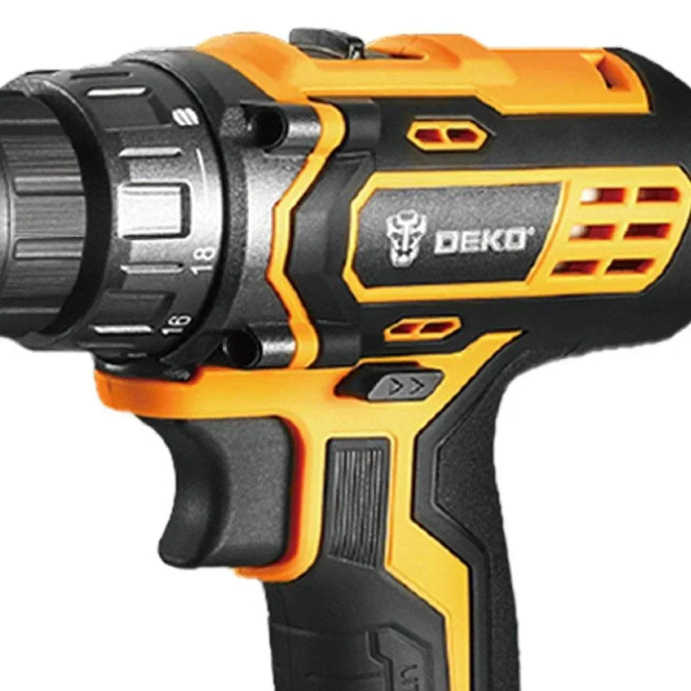Parafusadeira Furadeira 3/8 Pol. 20V com Bateria e Carregador Bivolt DEKO-DKCD20XL01-H5
