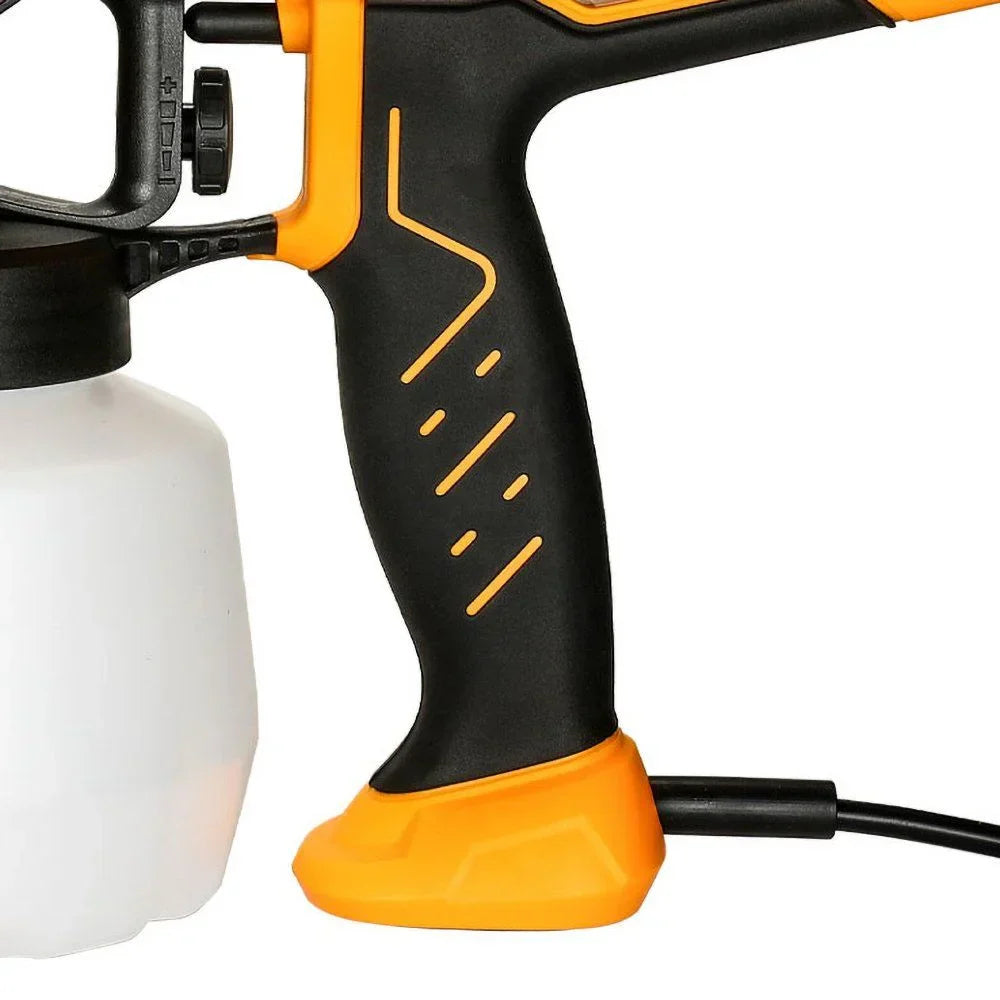 Pistola de Pintura Pulverizadora HVLP Elétrica 600W 1200ml Luz de LED com 3 Bicos e Acessórios DEKO-DKSG60K1