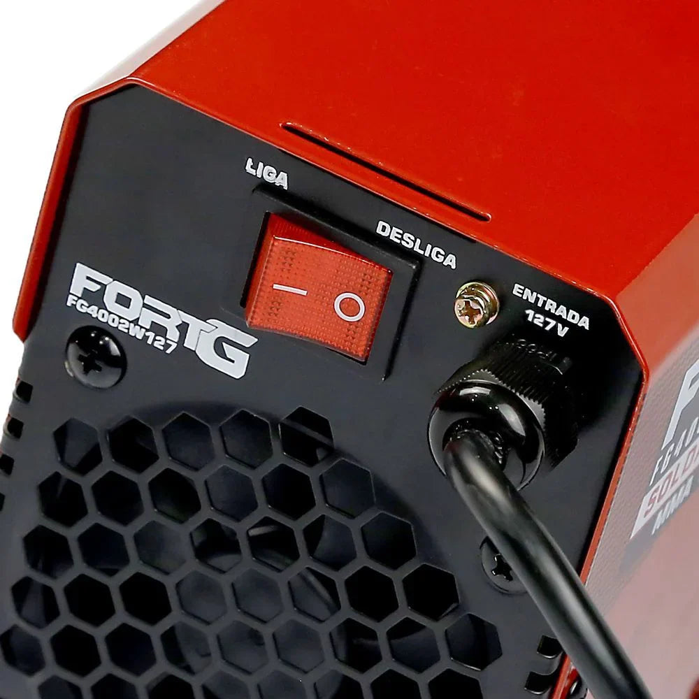 Máquina de Solda Inversora MMA 100A 127V com Display Digital FORTGPRO-FG4002W