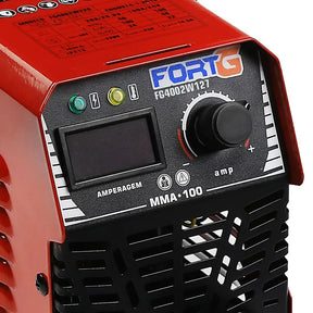 Máquina de Solda Inversora MMA 100A 127V com Display Digital FORTGPRO-FG4002W