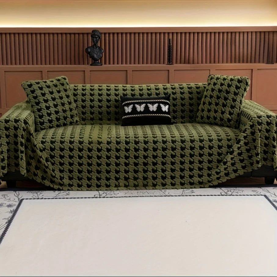 [Leve 2 Pague 1] Capa de Sofá LeBlanc em Algodão e Poliéster (Sua Sala dos Sonhos em Segundos!) +BRINDES: 2 Capas de Almofadas