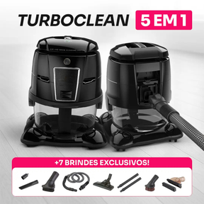 Extratora TurboClean 5 em 1 - A Mais Potente + BRINDES: 7 Ponteiras Premium | ÚLTIMAS UNIDADES!