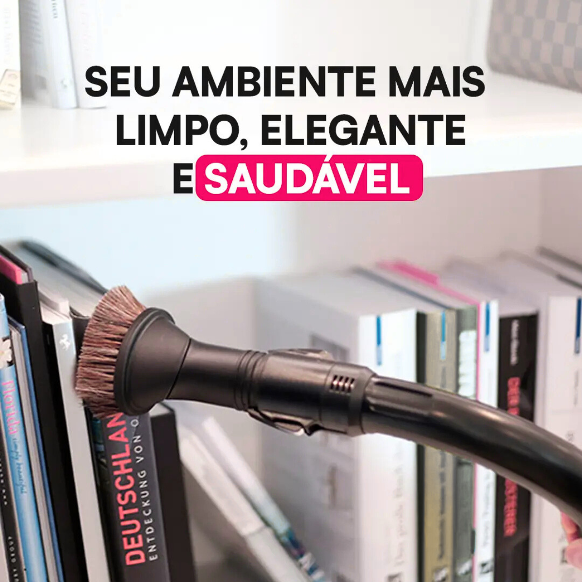 Extratora TurboClean 5 em 1 - A Mais Potente + BRINDES: 7 Ponteiras Premium | ÚLTIMAS UNIDADES!