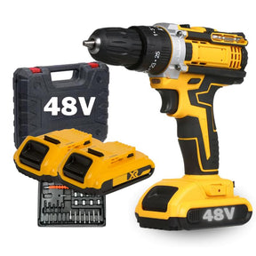 [PROMOÇÃO BLACK FRIDAY] Parafusadeira Furadeira 48V 2 Baterias Com Maleta e Acessórios Completo