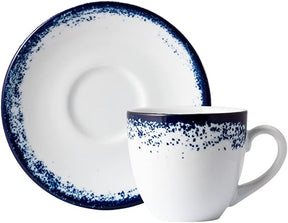 Jogo Aparelho de Jantar Decoração Névoa - SERVE ATÉ 6 PESSOAS [ BRINDE - KIT 6 TAÇAS ]