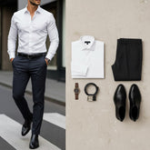 Social KIT 1 Camisa Social + 1 Calça Sarja