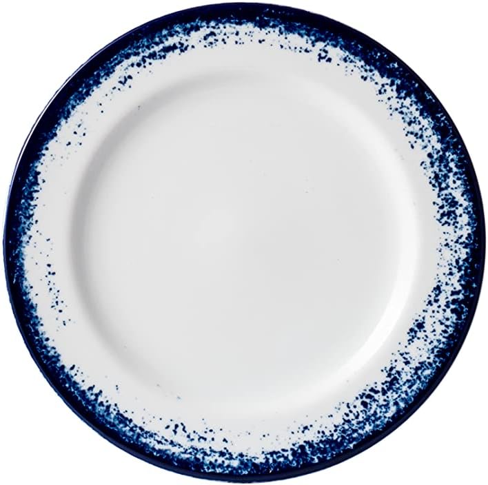 Jogo Aparelho de Jantar Decoração Névoa - SERVE ATÉ 6 PESSOAS [ BRINDE - KIT 6 TAÇAS ]