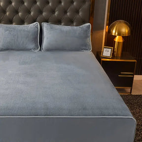 [Leve 2 Pague 1] Roupa de Cama Aconchego Veludo de Gelo em Algodão (Sensação Única de Conforto e Elegância!) +BRINDES: 2 Capas Para Travesseiros