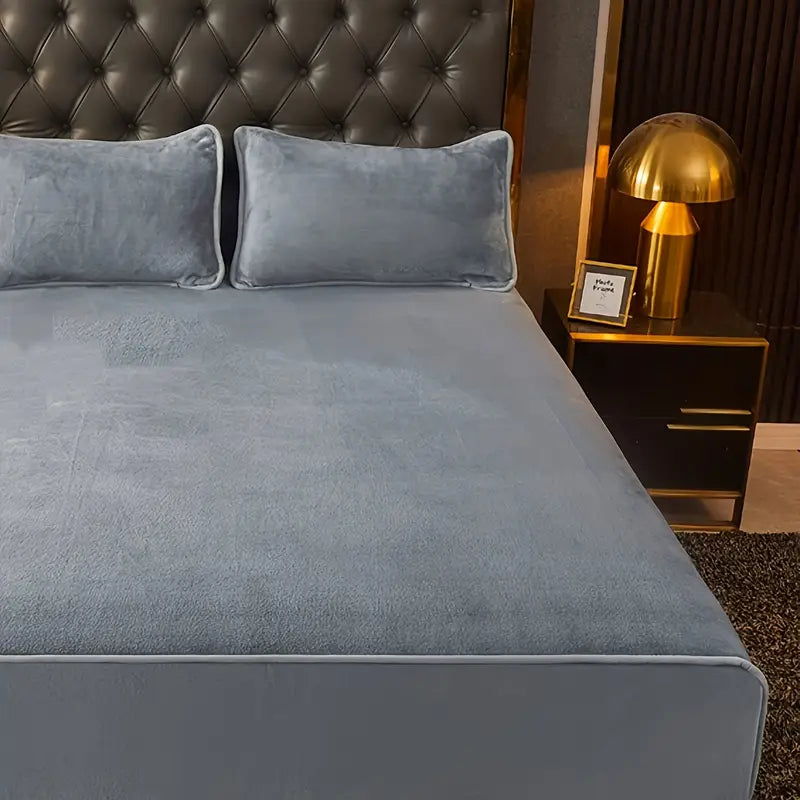 [Leve 2 Pague 1] Roupa de Cama Aconchego Veludo de Gelo em Algodão (Sensação Única de Conforto e Elegância!) +BRINDES: 2 Capas Para Travesseiros