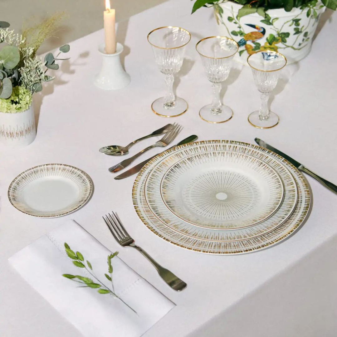 Jogo Aparelho de Jantar Sol  - SERVE ATÉ 6 PESSOAS [+ BRINDE - KIT 6 TAÇAS]