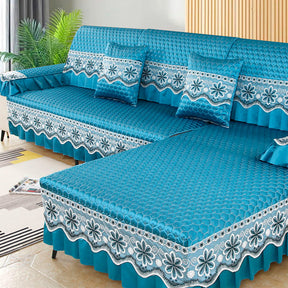 [Leve 2 Pague 1] Capa de Sofá Imperial em Tecido Nobre (Sala 5 Estrelas em Segundos!) +2 BRINDES: 2 Almofadas