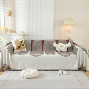 [Leve 2 Pague 1] Capa de Sofá Rovelle em Algodão e Poliéster (Conforto e Charme Único!) +BRINDES: 2 Capas de Almofadas