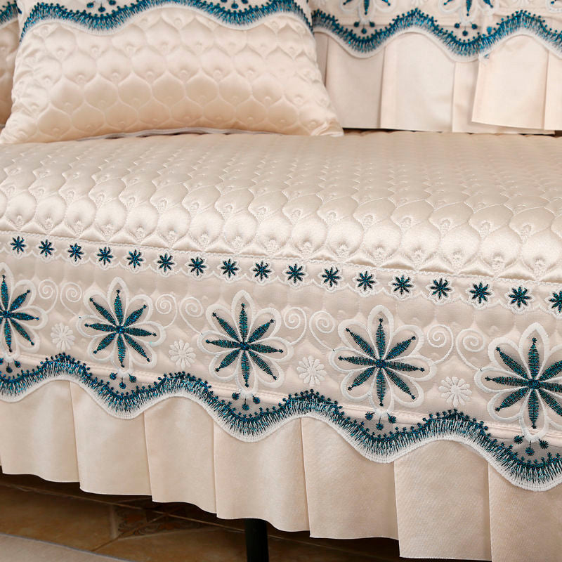 [Leve 2 Pague 1] Capa de Sofá Imperial em Tecido Nobre (Sala 5 Estrelas em Segundos!) +2 BRINDES: 2 Almofadas