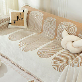 [Leve 2 Pague 1] Capa de Sofá Rovelle em Algodão e Poliéster (Conforto e Charme Único!) +BRINDES: 2 Capas de Almofadas