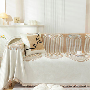 [Leve 2 Pague 1] Capa de Sofá Rovelle em Algodão e Poliéster (Conforto e Charme Único!) +BRINDES: 2 Capas de Almofadas