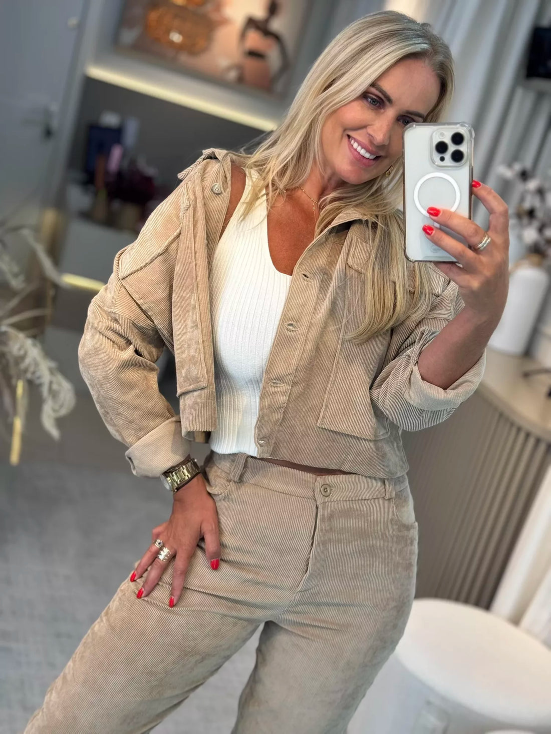 Conjunto de Veludo Cotelê (Compre 1 e Leve 2)