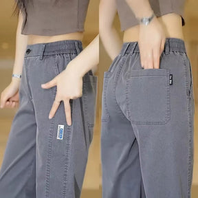 [Pague 2 Leve 3] Calça Feminina Ravena em Seda Gelo Poliéster e Elastano (A Queridinha de 2025)