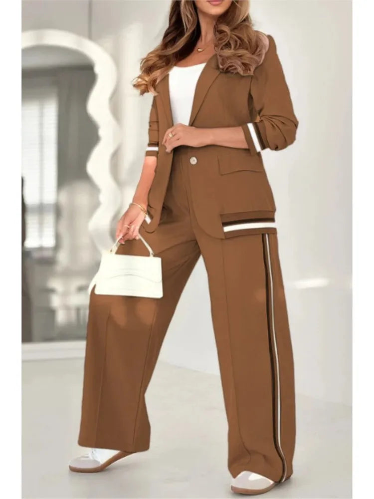 Conjunto Feminino Casaquinho e Calça Luiza