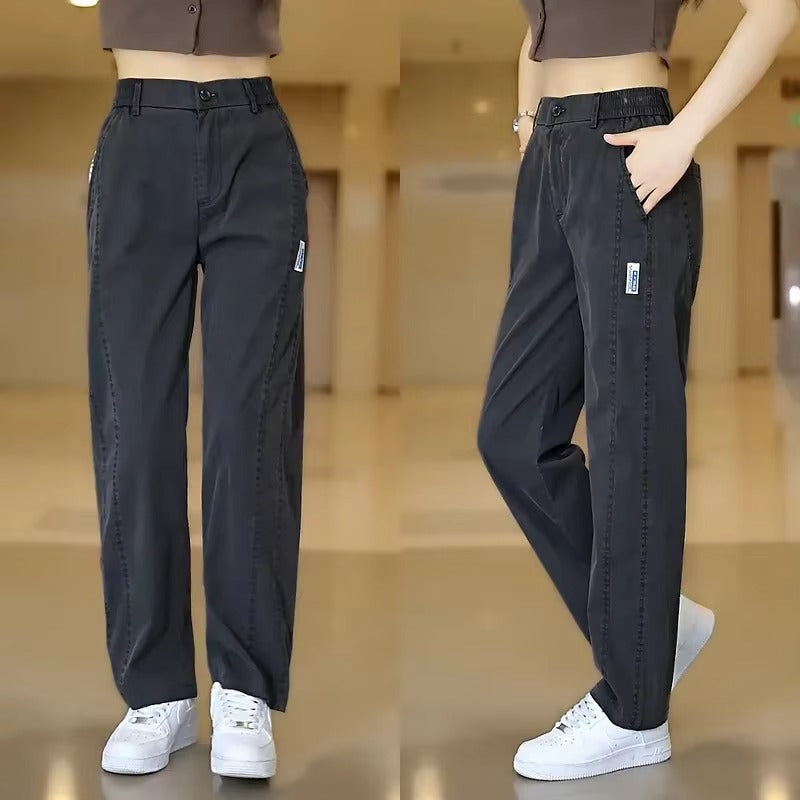 [Pague 2 Leve 3] Calça Feminina Ravena em Seda Gelo Poliéster e Elastano (A Queridinha de 2025)