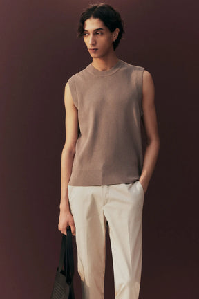 Calça de alfaiataria em Linho slim fit Basic