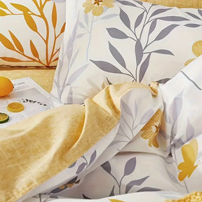 [Leve 2 Pague 1] Roupa de Cama Florença em Tecido Nobre (Charme Clássico com Toque Suave!) +3 BRINDES: 2 Capas de Travesseiro e Edredom