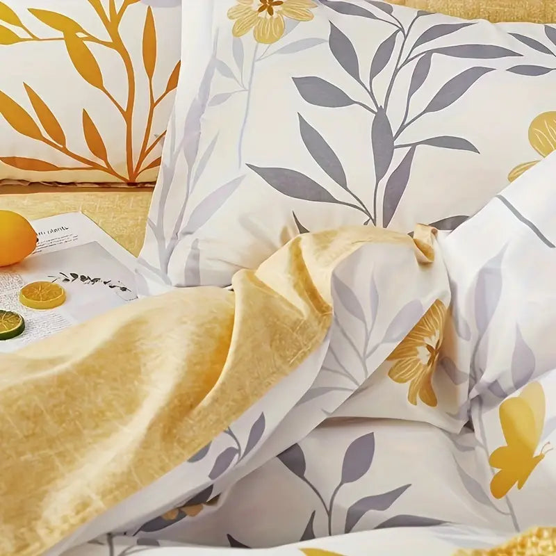 [Leve 2 Pague 1] Roupa de Cama Florença em Tecido Nobre (Charme Clássico com Toque Suave!) +3 BRINDES: 2 Capas de Travesseiro e Edredom