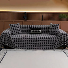 [Leve 2 Pague 1] Capa de Sofá LeBlanc em Algodão e Poliéster (Sua Sala dos Sonhos em Segundos!) +BRINDES: 2 Capas de Almofadas