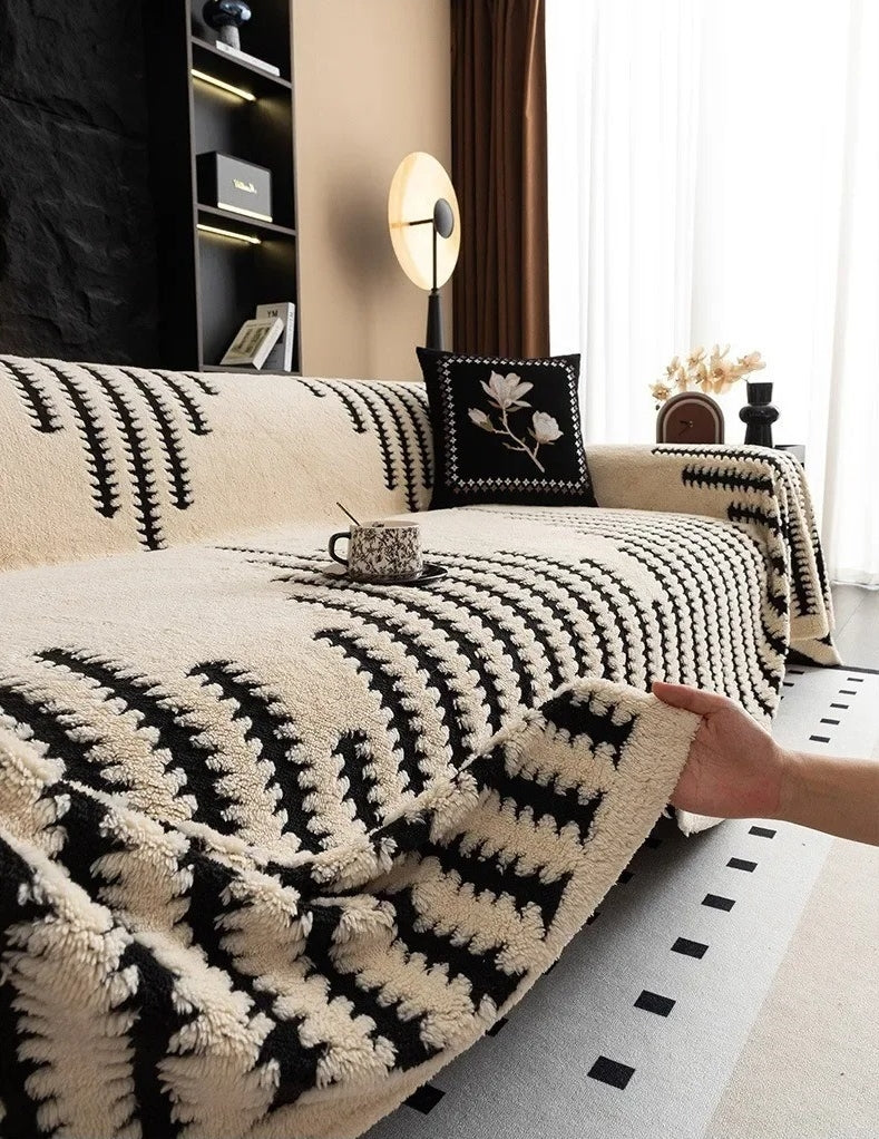 [Leve 2 Pague 1] Capa de Sofá Zaviani em Algodão e Poliéster (Encanto para o seu lar!) +BRINDES: 2 Capas de Almofadas