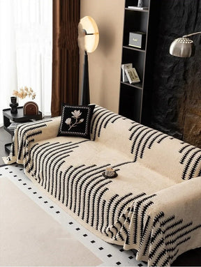 [Leve 2 Pague 1] Capa de Sofá Zaviani em Algodão e Poliéster (Encanto para o seu lar!) +BRINDES: 2 Capas de Almofadas