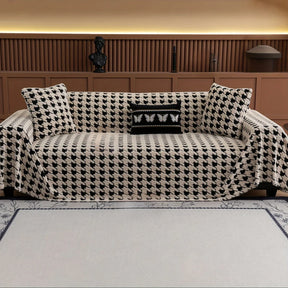 [Leve 2 Pague 1] Capa de Sofá LeBlanc em Algodão e Poliéster (Sua Sala dos Sonhos em Segundos!) +BRINDES: 2 Capas de Almofadas