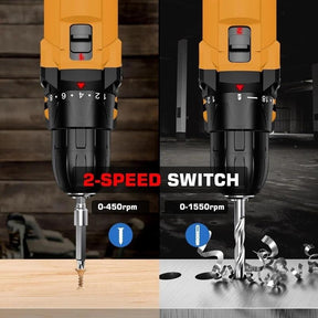 [PROMOÇÃO BLACK FRIDAY] Parafusadeira Furadeira 48V 2 Baterias Com Maleta e Acessórios Completo