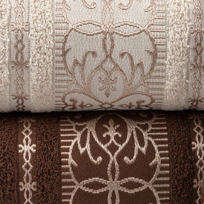 Jogo De Banho 5 Peças 370g/M² Munique Toalhas 100% Algodão Tabaco/Palha