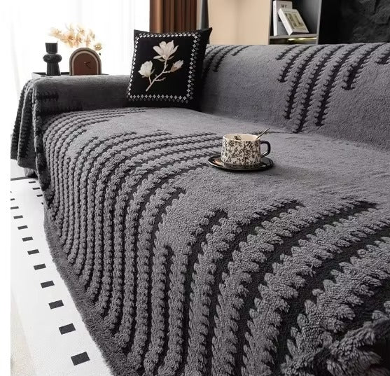 [Leve 2 Pague 1] Capa de Sofá Zaviani em Algodão e Poliéster (Encanto para o seu lar!) +BRINDES: 2 Capas de Almofadas